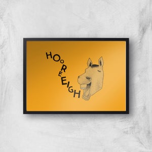 Hooray Horse Giclee Art Print