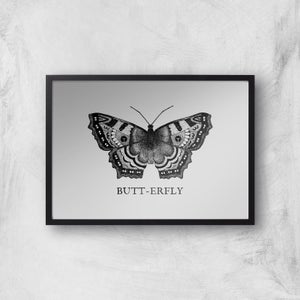 Butt-erfly Giclee Art Print