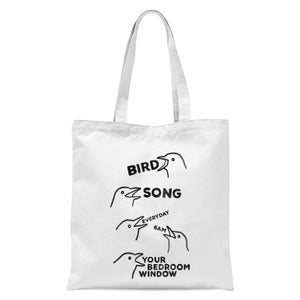 Bird Song Everyday Tote Bag - White