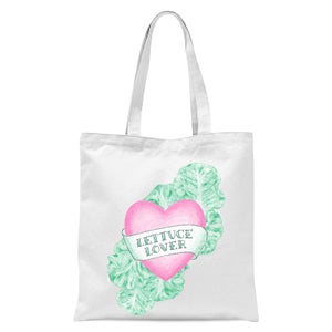 Lettuce Lover Tote Bag - White