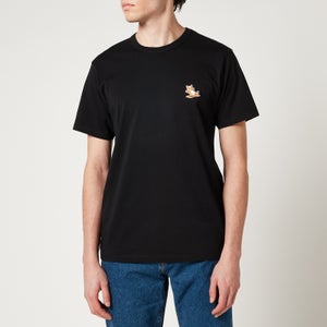 Maison Kitsuné Men's Chillax Fox Patch Classic T-Shirt - Black