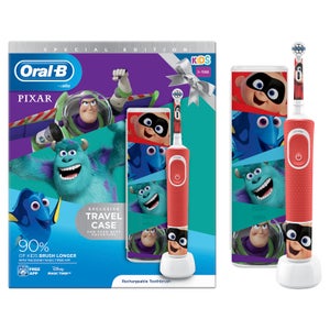 Best of Pixar Electric Toothbrush Gift Set & Free Travel Case for Ages 3+