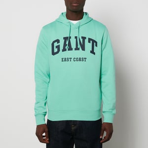 GANT Men's Chest Logo Pullover Hoodie - Spearmint