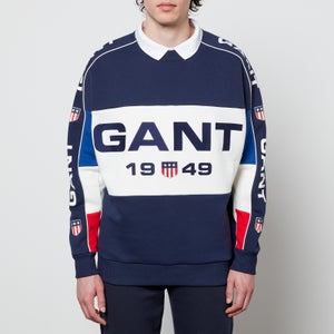 GANT Men's Retro Shield Block Sweatshirt - Evening Blue