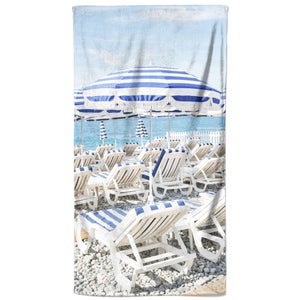 Striped Deck Chair Beach Towel