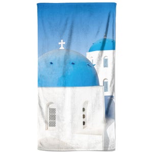 Blue Domes Beach Towel