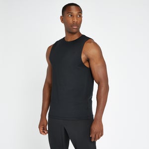 MP Training Ultra sporthemd met diep uitgesneden armsgaten voor heren - Zwart