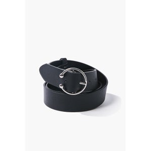 Faux Leather O-Ring Belt