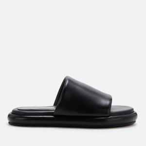 Proenza Schouler Women's Pipe Leather Slide Sandals - Black