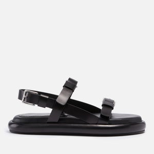 Proenza Schouler Pipe Double Strap Leather Sandals