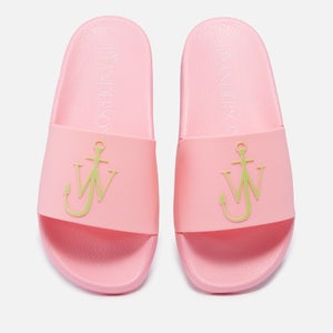 JW Anderson Women's Logo Pool Slide Sandals - Pink
