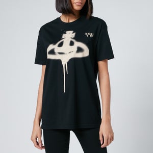 Vivienne Westwood Women's Spray Orb Classic T-Shirt - Black