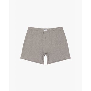 Cotton Jersey Boxers - Grey Marl