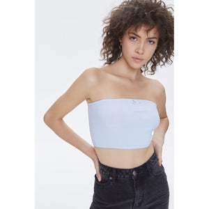 Ribbed Bandeau Top