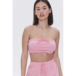 French Terry Bandeau Top