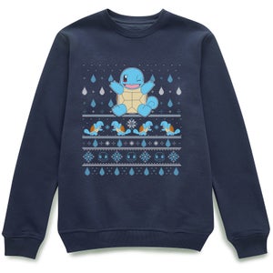 Pokémon Jingle Shells Unisex Christmas Sweatshirt - Navy
