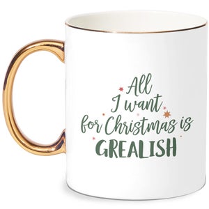 All I Want For Christmas Is Grealish Mug - Gold