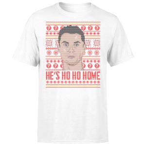He's Ho Ho Home Men's T-Shirt - White
