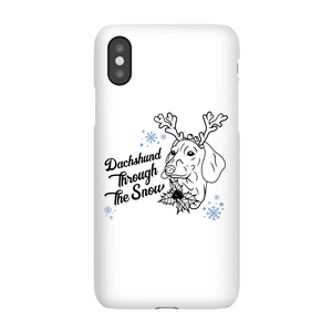 Dachshund Through The Snow Phone Case for iPhone and Android