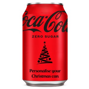 Coca-Cola Zero Sugar 330ml - Personalised Can - Fireworks