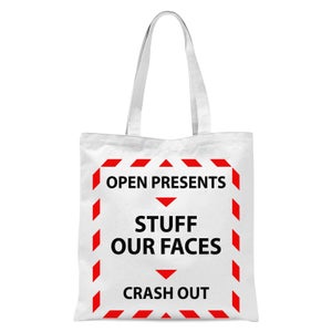 Christmas Government Guidelines Tote Bag - White