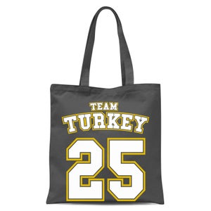 Team Turkey 25 Tote Bag - Grey