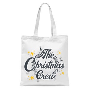 The Christmas Crew Tote Bag - White