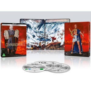 The Ten Commandments (1923 & 1956) 4k Ultra HD Steelbook