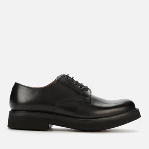 Grenson Men's Curt Leather Derby Shoes - Black