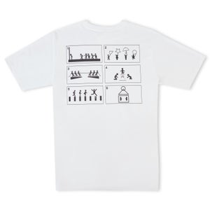 Squid Game Game Play T-Shirt pesante oversize - Bianco