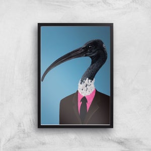 Ibis In Suit Giclee Art Print