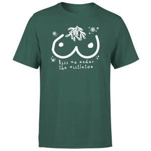Kiss Me Under The Mistletoe Men's T-Shirt - Green