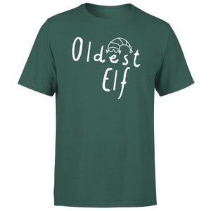 Oldest Christmas Elf Men's T-Shirt - Green