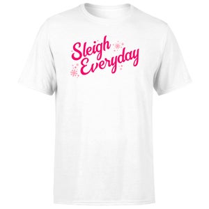 Snowy Sleigh Everyday Men's T-Shirt - White