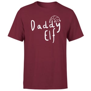 Daddy Elf Men's T-Shirt - Burgundy