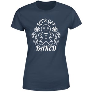 Let's Get Baked Women's T-Shirt - Navy