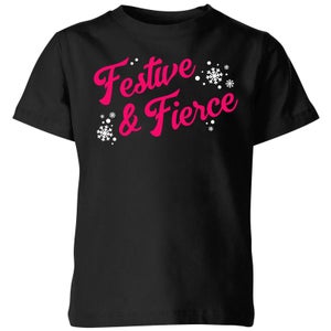 Festive & Fierce Kids' T-Shirt - Black