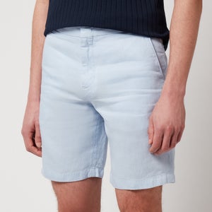 Orlebar Brown Men's Norwich Linen Shorts - Light Blue