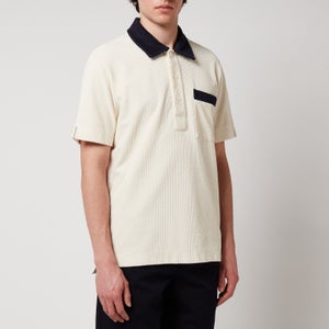 Orlebar Brown Men's Atholl Polo Shirt - White Sand