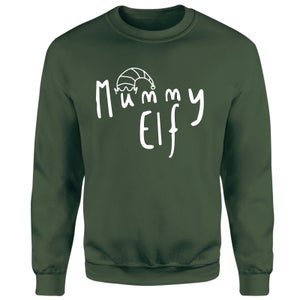 Mummy Christmas Elf Sweatshirt - Green