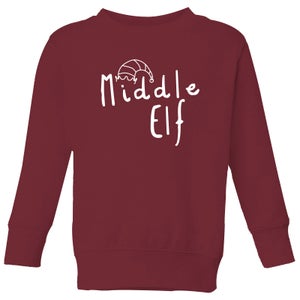 Middle Elf Kids' Sweatshirt - Burgundy