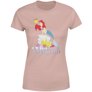 Camiseta para mujer Little Mermaid Sea Friend de Disney - Rosa empolvado