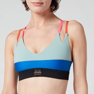 P.E Nation Women's Victory Sports Bra - Gray Mist