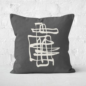 Scribbles Square Cushion
