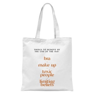 Things To Remove Tote Bag - White