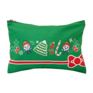 Elf Scatter Icons Zipped Pouch