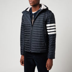 Thom Browne Men's 4-Bar Downfill Quilted Jacket - Navy