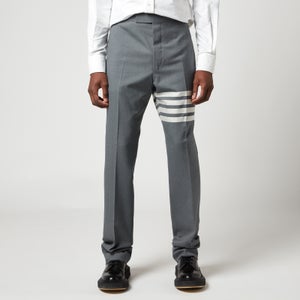 Thom Browne Men's 4-Bar Classic Backstrap Trousers - Med Grey