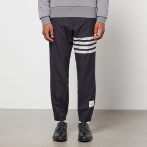 Thom Browne Men's 4-Bar Snap Front Track Trousers - Navy
