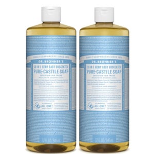 Dr. Bronner's Baby Mild Pure-Castile Liquid Soap Duo